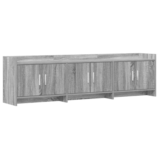 TV Cabinet 168 x 33 x 47 cm Grey Sonoma Engineered Wood TV Cabinet 168 x 33 x 47 cm Grey Sonoma Engineered Wood