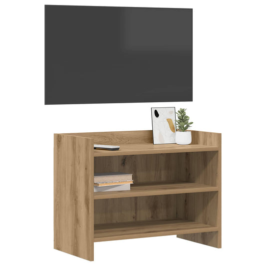 TV Cabinet 60 x 33 x 47 cm Artisan Oak Engineered Wood TV Cabinet 60 x 33 x 47 cm Artisan Oak Engineered Wood