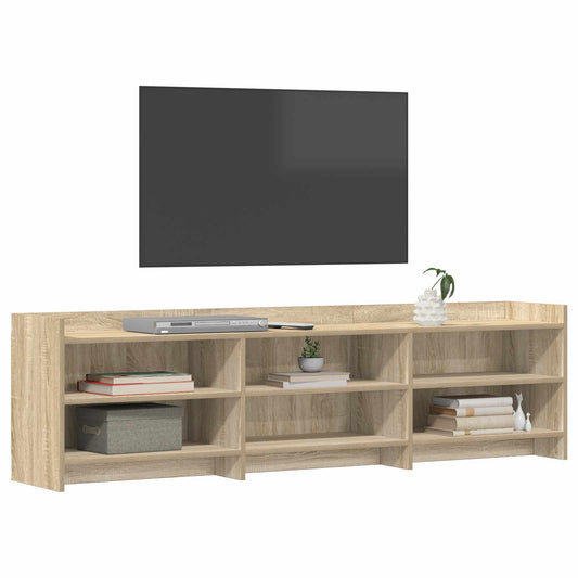 TV Cabinet 168 x 33 x 47 cm Sonoma Oak Engineered Wood TV Cabinet 168 x 33 x 47 cm Sonoma Oak Engineered Wood