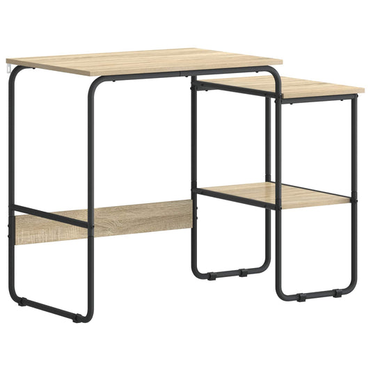 Desk with Storage Sonoma Oak 100 x 50 x 75 cm Desk with Storage Sonoma Oak 100 x 50 x 75 cm
