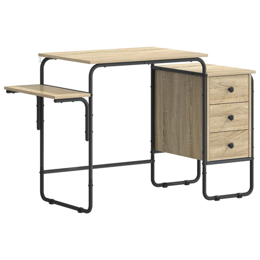 Desk with Storage Sonoma Oak 120 x 50 x 75 cm Desk with Storage Sonoma Oak 120 x 50 x 75 cm