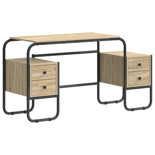 Desk with Storage Sonoma Oak 145 x 50 x 75 cm Desk with Storage Sonoma Oak 145 x 50 x 75 cm