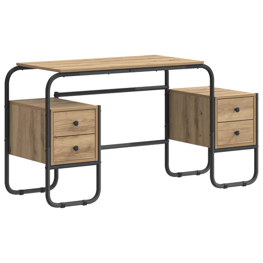 Desk with Storage Artisan Oak 145 x 50 x 75 cm Desk with Storage Artisan Oak 145 x 50 x 75 cm