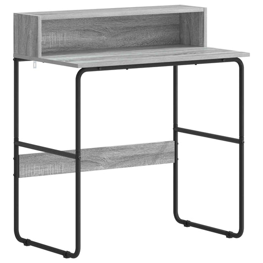 Desk with Storage Grey Sonoma 80 x 50 x 91 cm Desk with Storage Grey Sonoma 80 x 50 x 91 cm