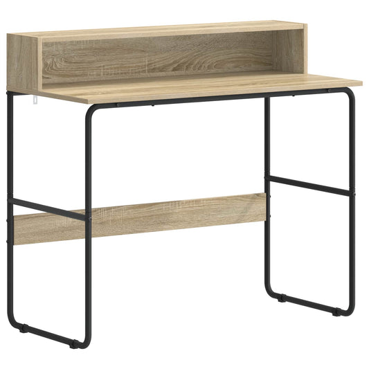 Desk with Storage Sonoma Oak 100 x 50 x 91 cm Desk with Storage Sonoma Oak 100 x 50 x 91 cm