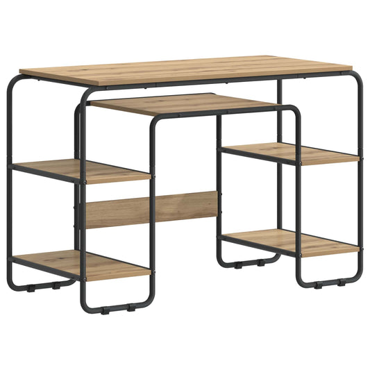 Desk with Storage Artisan Oak 113.5 x 52 x 75.5 cm Desk with Storage Artisan Oak 113.5 x 52 x 75.5 cm