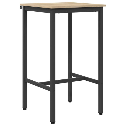 Bar Table 52 x 52 x 110 cm Engineered Wood Sonoma Oak Bar Table 52 x 52 x 110 cm Engineered Wood Sonoma Oak