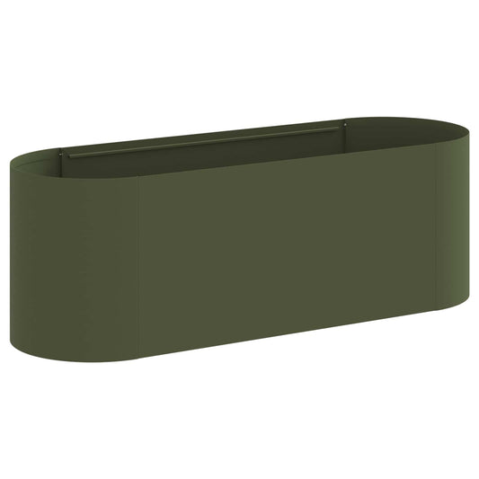 Raised Garden Bed Olive Green 120 x 40x 40 cm Raised Garden Bed Olive Green 120 x 40x 40 cm