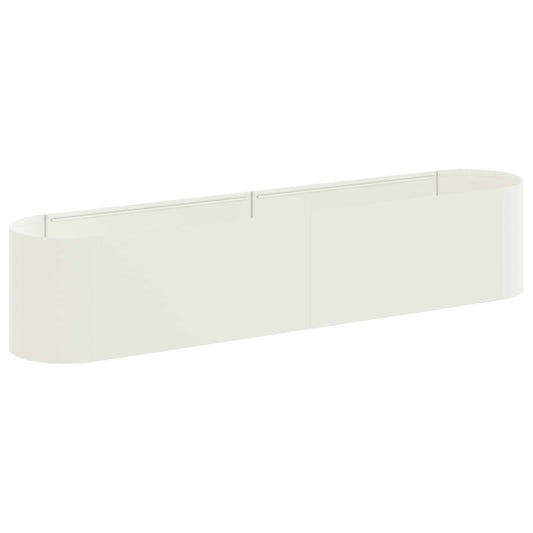Raised Garden Bed White 200 x 40x 40 cm Raised Garden Bed White 200 x 40x 40 cm