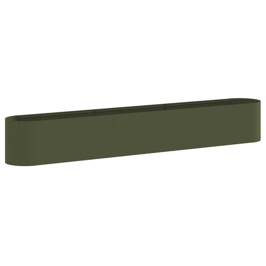 Raised Garden Bed Olive Green 280 x 40x 40 cm Raised Garden Bed Olive Green 280 x 40x 40 cm