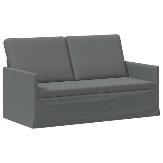 2 Seater Sofa Dark Grey 150 x 81 x 82 cm Fabric 2 Seater Sofa Dark Grey 150 x 81 x 82 cm Fabric