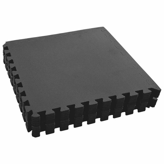 Pool Ground Mat 12 pcs Black 4.32 ㎡ EVA Foam Pool Ground Mat 12 pcs Black 4.32 ㎡ EVA Foam