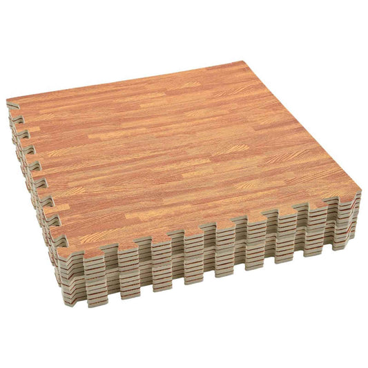 Pool Ground Mat 12 pcs Wood 4.32 ㎡ EVA Foam Pool Ground Mat 12 pcs Wood 4.32 ㎡ EVA Foam