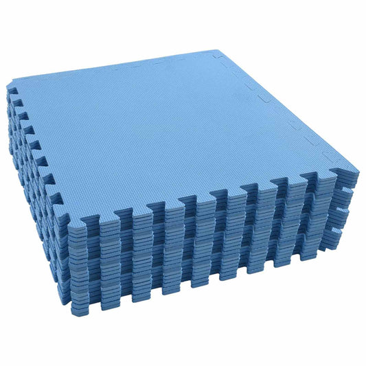 Pool Ground Mat 24 pcs Blue 8.64 ㎡ EVA Foam Pool Ground Mat 24 pcs Blue 8.64 ㎡ EVA Foam