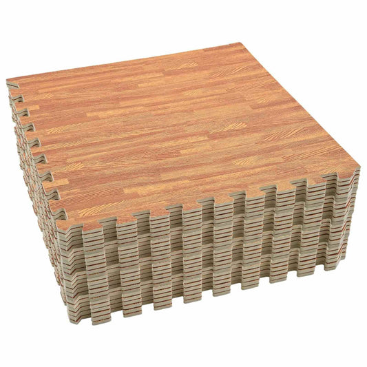 Pool Ground Mat 24 pcs Wood 8.64 ㎡ EVA Foam Pool Ground Mat 24 pcs Wood 8.64 ㎡ EVA Foam