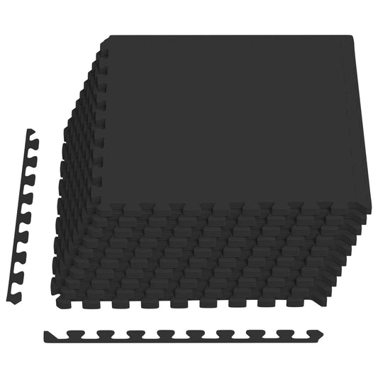 Pool Ground Mat 40 pcs Black 14.4 m² EVA Foam Pool Ground Mat 40 pcs Black 14.4 m² EVA Foam