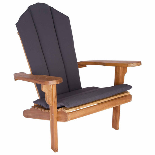 Garden Adirondack Chair Natural Solid Teak Wood Garden Adirondack Chair Natural Solid Teak Wood