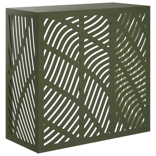 Air Conditioner Cover Olive Green 110 x 50 x 105 cm Steel Air Conditioner Cover Olive Green 110 x 50 x 105 cm Steel
