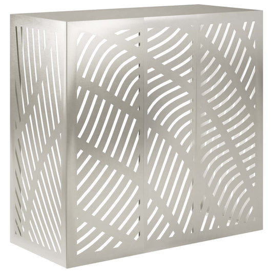 Air Conditioner Cover Silver 110 x 50 x 105 cm Stainless Steel Air Conditioner Cover Silver 110 x 50 x 105 cm Stainless Steel