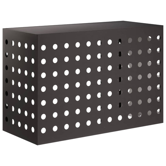Air Conditioner Cover Black 90 x 40 x 60 cm Steel Air Conditioner Cover Black 90 x 40 x 60 cm Steel