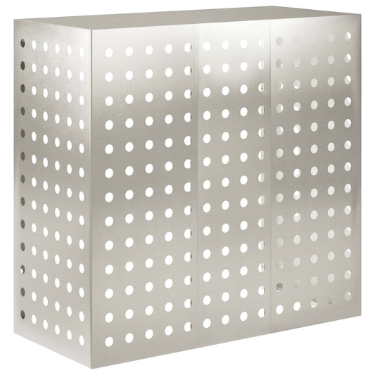 Air Conditioner Cover Silver 110 x 50 x 105 cm Stainless Steel Air Conditioner Cover Silver 110 x 50 x 105 cm Stainless Steel