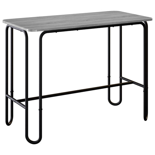 Dining Table 100 x 50 x 75 cm Engineered Wood Grey Sonoma Dining Table 100 x 50 x 75 cm Engineered Wood Grey Sonoma