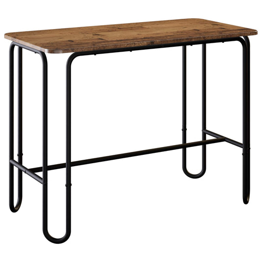 Dining Table 100 x 50 x 75 cm Engineered Wood Old Wood Dining Table 100 x 50 x 75 cm Engineered Wood Old Wood