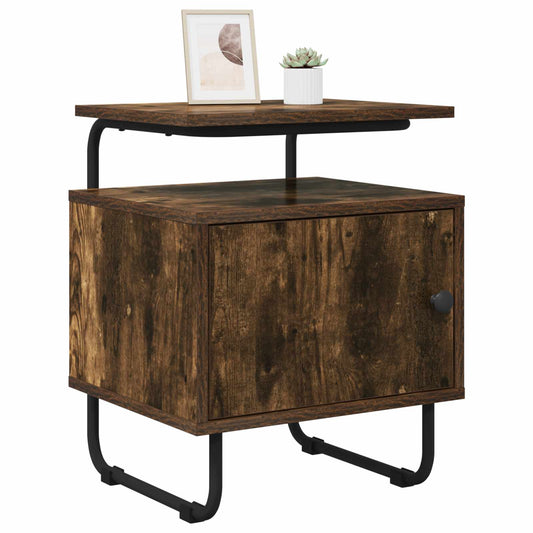 Bedside Cabinet 2 pcs Smoked Oak 40 x 36.5 x 50 cm Bedside Cabinet 2 pcs Smoked Oak 40 x 36.5 x 50 cm