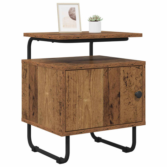 Bedside Cabinet 2 pcs Old Wood 40 x 36.5 x 50 cm Bedside Cabinet 2 pcs Old Wood 40 x 36.5 x 50 cm