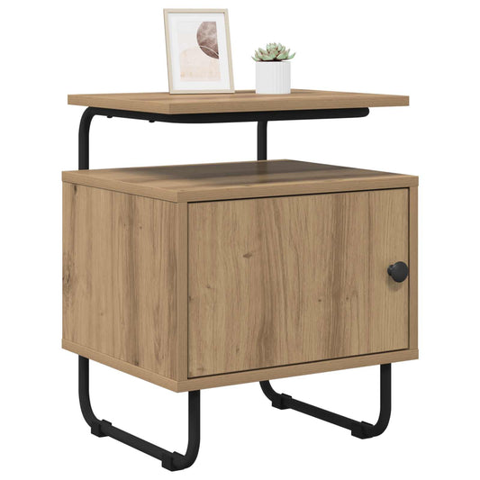 Bedside Cabinet 2 pcs Artisan Oak 40 x 36.5 x 50 cm Bedside Cabinet 2 pcs Artisan Oak 40 x 36.5 x 50 cm