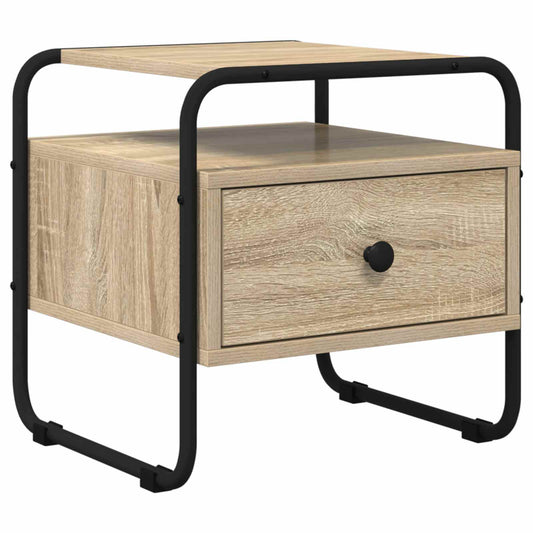 Bedside Cabinet Sonoma Oak 40 x 39.5 x 40 cm Engineered Wood Bedside Cabinet Sonoma Oak 40 x 39.5 x 40 cm Engineered Wood