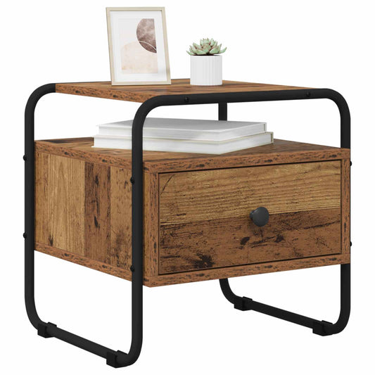 Bedside Cabinet 2 pcs Old Wood 40 x 39.5 x 40 cm Bedside Cabinet 2 pcs Old Wood 40 x 39.5 x 40 cm