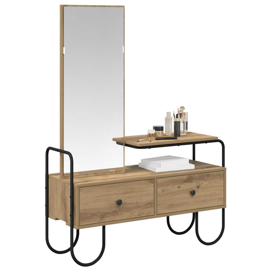 Dressing Table Artisan Oak 100 x 36.5 x 136 cm Engineered Wood Dressing Table Artisan Oak 100 x 36.5 x 136 cm Engineered Wood