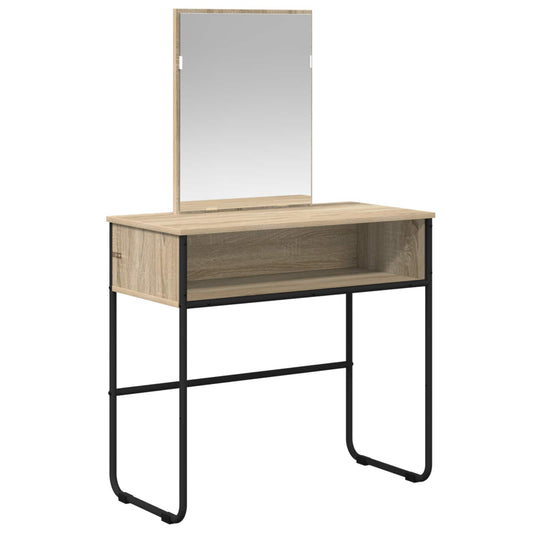 Dressing Table Sonoma Oak 81 x 40 x 131 cm Engineered Wood Dressing Table Sonoma Oak 81 x 40 x 131 cm Engineered Wood