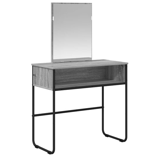 Dressing Table Grey Sonoma 81 x 40 x 131 cm Engineered Wood Dressing Table Grey Sonoma 81 x 40 x 131 cm Engineered Wood