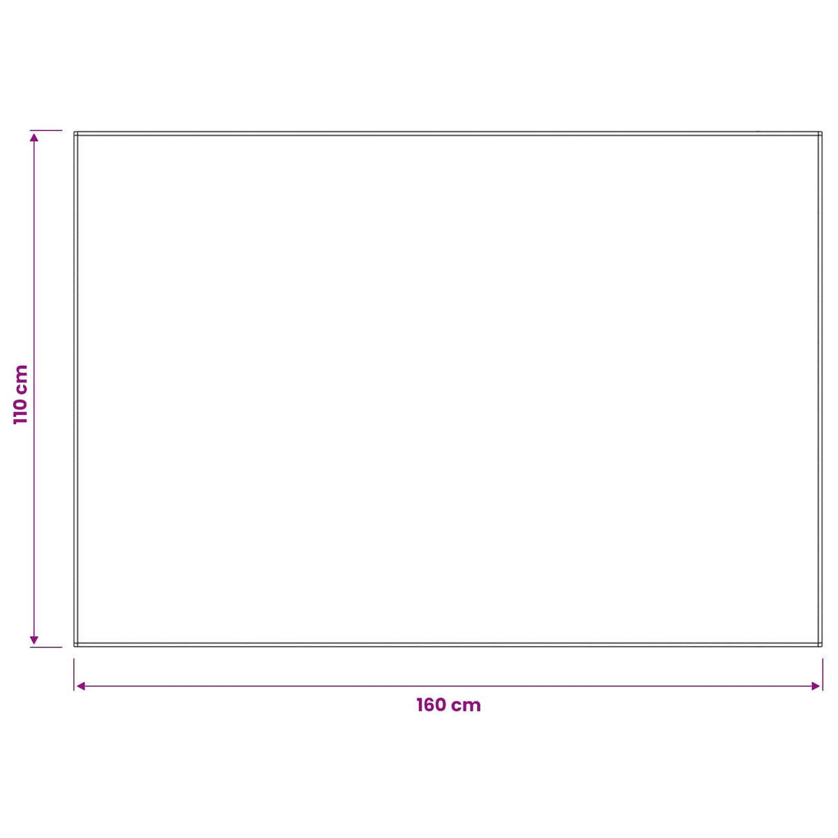 Table Cloth 5 pcs Rectangular Light Grey 110 x 160 cm