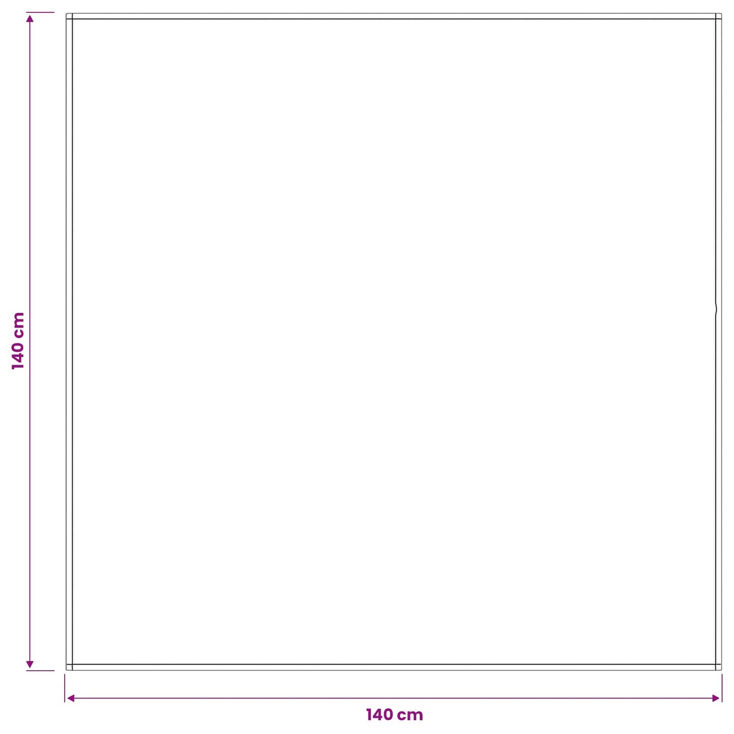 Table Cloth 5 pcs Rectangular Dark Green 140 x 140 cm