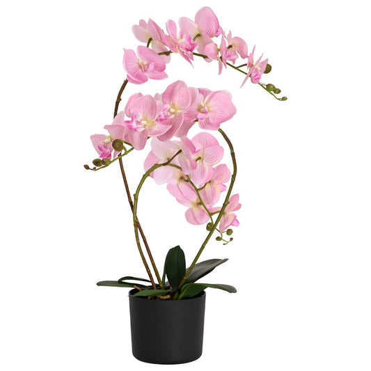 Artificial Orchid Plant with Pot Pink 45 x 15 x 65 cm Artificial Orchid Plant with Pot Pink 45 x 15 x 65 cm