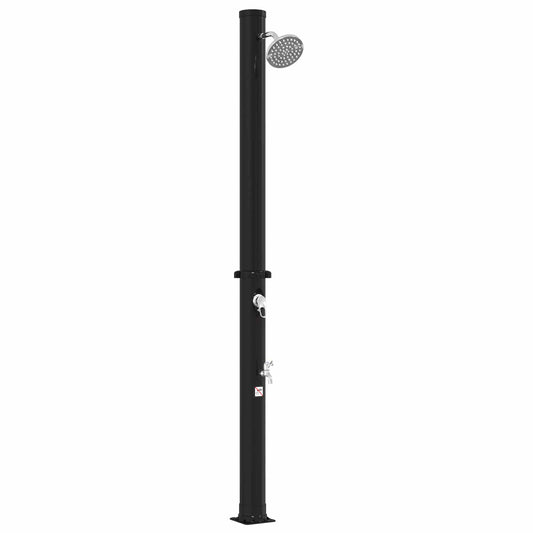 Solar Shower with Shower Head and Faucet 20 L Black Solar Shower with Shower Head and Faucet 20 L Black