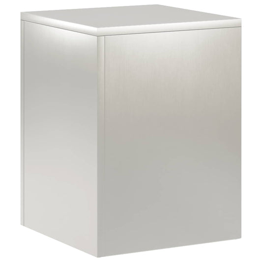 Plant Stand Silver 30 x 30 x 40 cm Steel Plant Stand Silver 30 x 30 x 40 cm Steel
