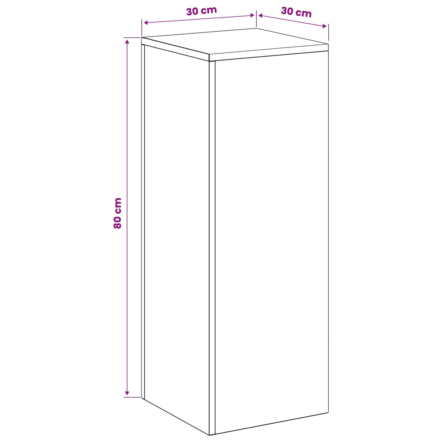 Plant Stand 2 pcs Silver 30 x 30 x 80 cm Stainless Steel