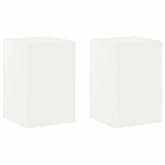Plant Stand 2 pcs White 40 x 40 x 60 cm Steel Plant Stand 2 pcs White 40 x 40 x 60 cm Steel