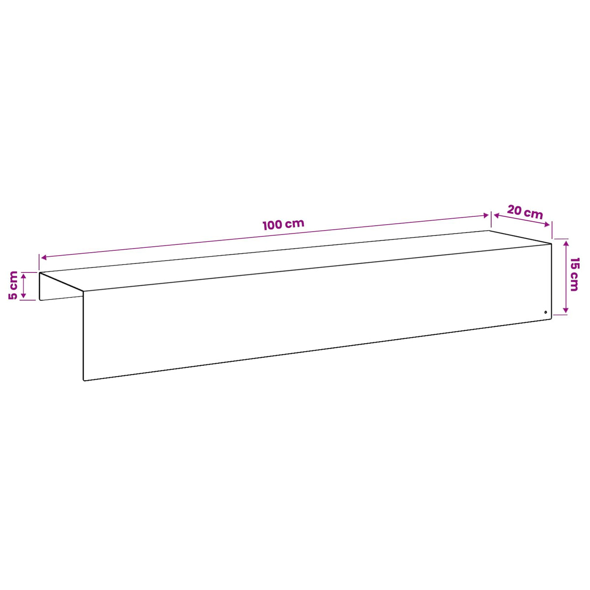 Garden Cover Profile 10 pcs 100 x 20 x 15 cm Steel Anthracite