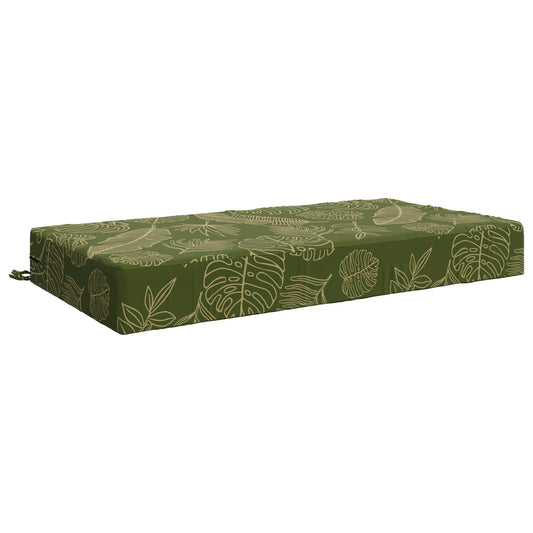 Seat Cushion SOEST 100% Polyester Leaf design 120 x 80 x 15 cm Seat Cushion SOEST 100% Polyester Leaf design 120 x 80 x 15 cm