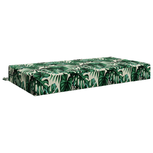 Seat Cushion SOEST 100% Polyester Leaf pattern 120 x 80 x 15 cm Seat Cushion SOEST 100% Polyester Leaf pattern 120 x 80 x 15 cm