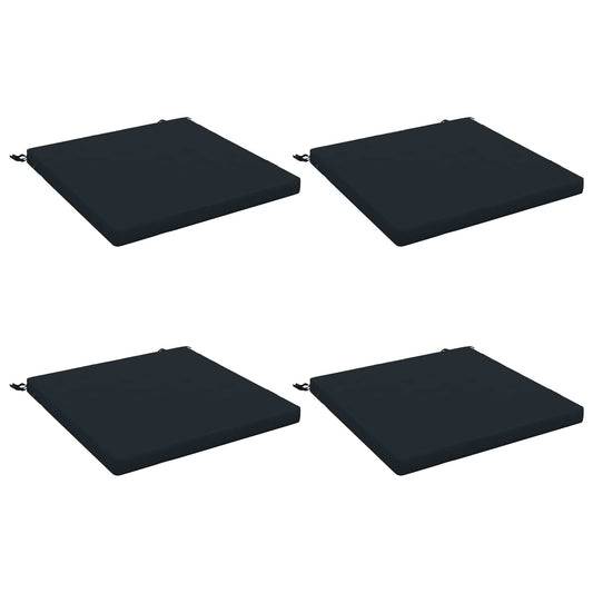 4-Piece Seat Cushions SOEST 4 pcs 100% Polyester Dark Blue 4-Piece Seat Cushions SOEST 4 pcs 100% Polyester Dark Blue