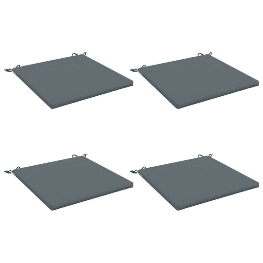 4-Piece Seat Cushions SOEST 4 pcs 100% Polyester Blue 4-Piece Seat Cushions SOEST 4 pcs 100% Polyester Blue