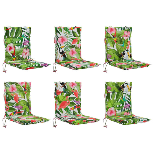 6-Piece High Back Chair Cushions GEMERT 6 pcs 100% Polyester 6-Piece High Back Chair Cushions GEMERT 6 pcs 100% Polyester