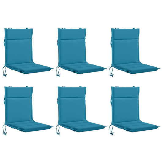 6-Piece High Back Chair Cushions GEMERT 6 pcs 100% Polyester 6-Piece High Back Chair Cushions GEMERT 6 pcs 100% Polyester