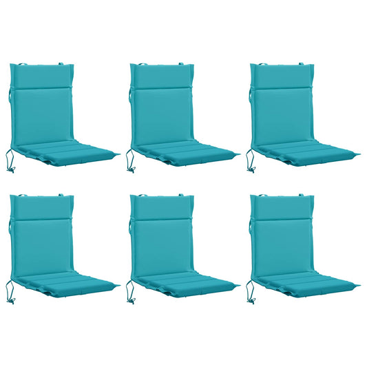 6-Piece High Back Chair Cushions GEMERT 6 pcs 100% Polyester 6-Piece High Back Chair Cushions GEMERT 6 pcs 100% Polyester